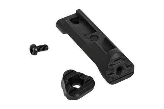 Strike Industries Modular Mag Release for SIG Sauer P320 handguns features interchangeable thumb pads.